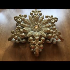 Stunning Gold Glitter Large Hanging Orname…